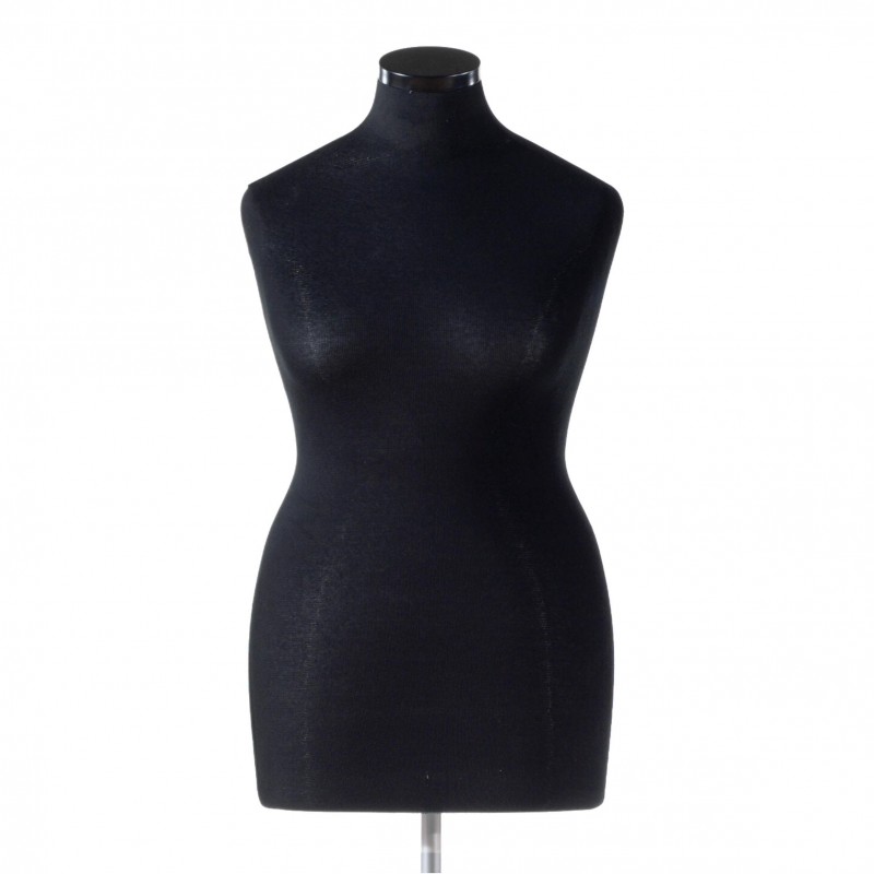FEMALE BUST – STYROFOAM – PLUS SIZE – BLACK – DARROL