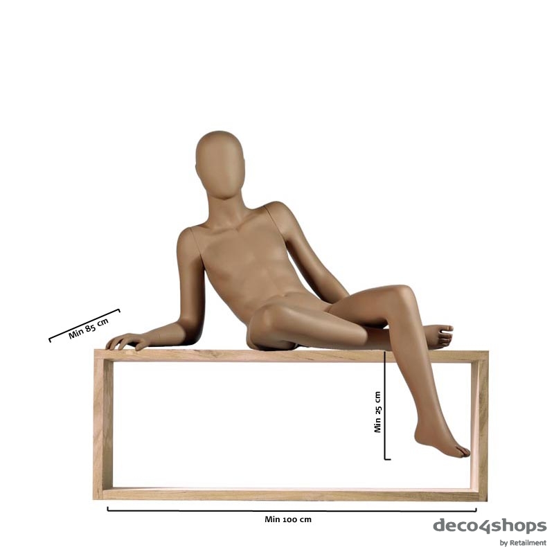 BØRNE MANNEQUIN - FRESH KIDS - SIDDENDE - 140 CM - HINDSGAUL 